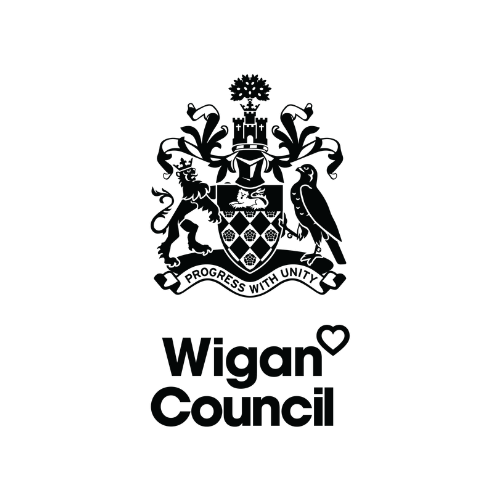 Wigan Council Progress with Unity logo